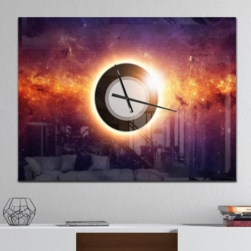 Full Eclipse View - Modern wall clock, Small