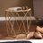 Zakariyah Mirrored Glass Top End Table