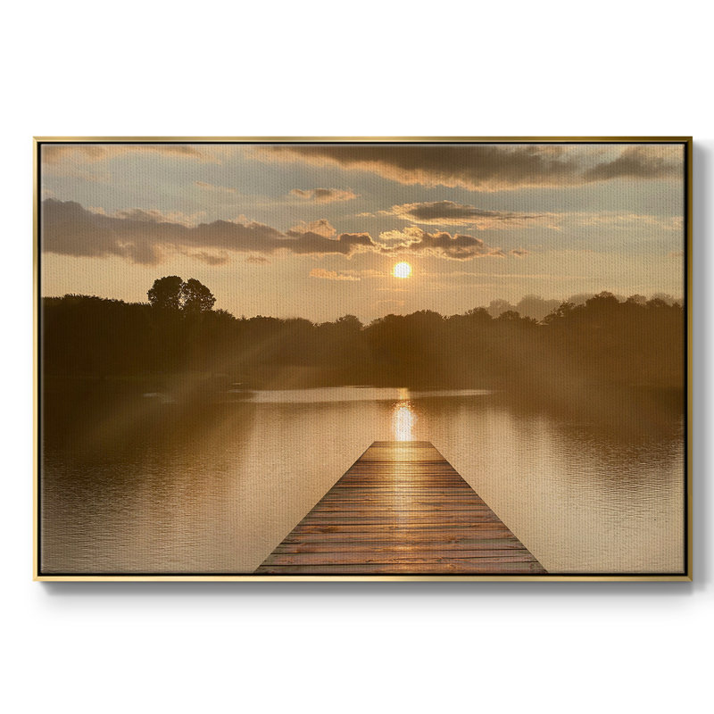 Sunrise Dock, H 25 po x l 37 po x P 2 po, Or