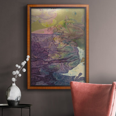 Toile encadrée de qualité supérieure Monet's Landscape V, prête à être accrochée