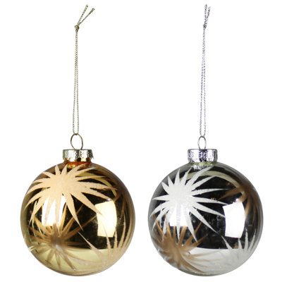 3'' Glass Religious & Spiritual Ball Ornament