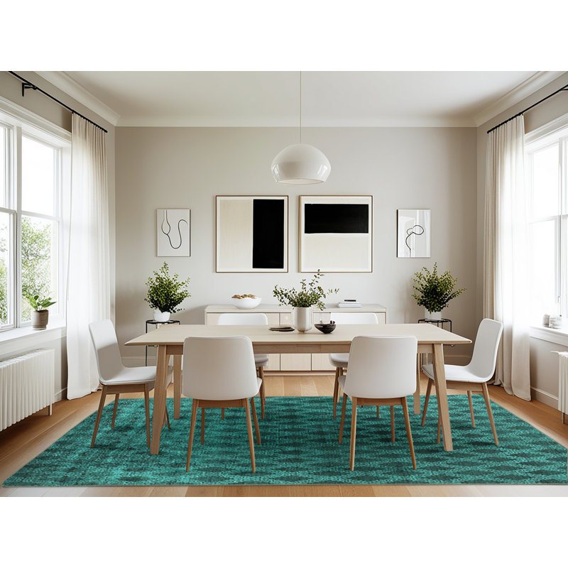 Jaterria Performance Geometric Indoor Rug, Rectangle 7' x 10'