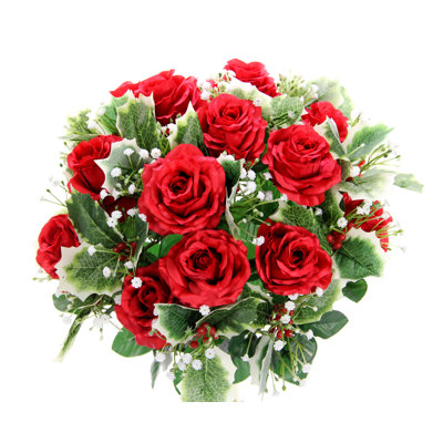 30 feuilles d’holly et pièce maîtresse mixte