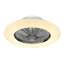 Ventilateur de plafond encastré à DEL à 13 pales de 13 po avec télécommande et ensemble d'éclairage inclus Machell