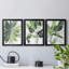 «Expressive Palm I», ensemble de 3 impressions sur toile encadrées-755538715-755538712