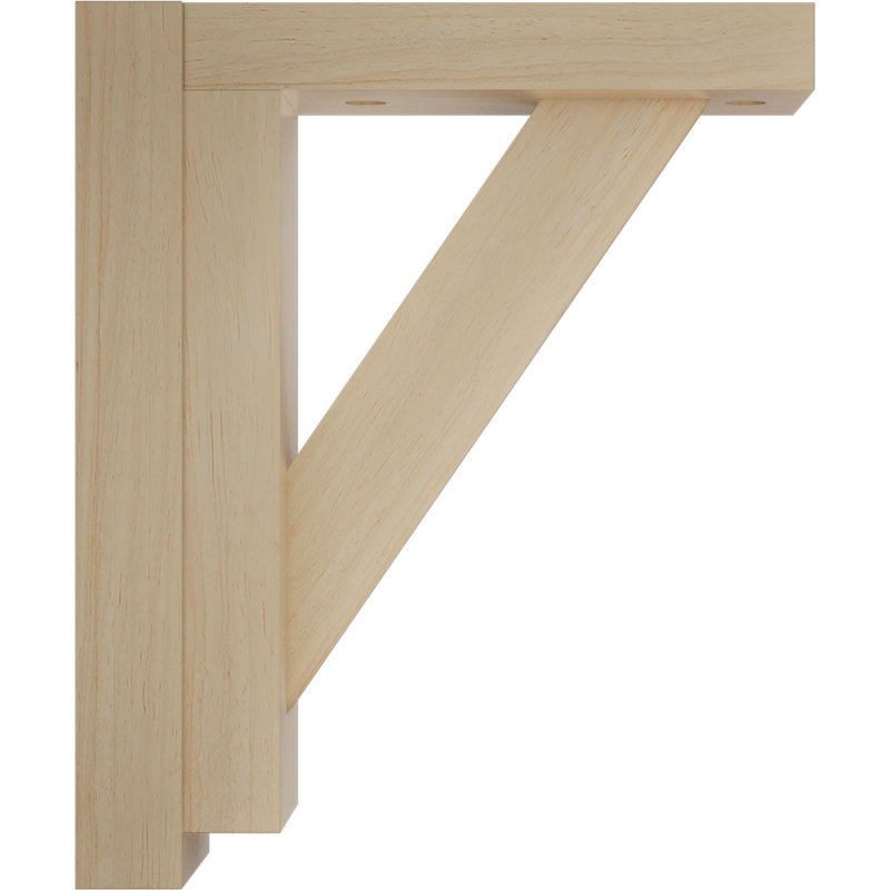 Support de tablette Traditional, Hévéa, H 7,5 po x l 2,5 po x P 6,25 po