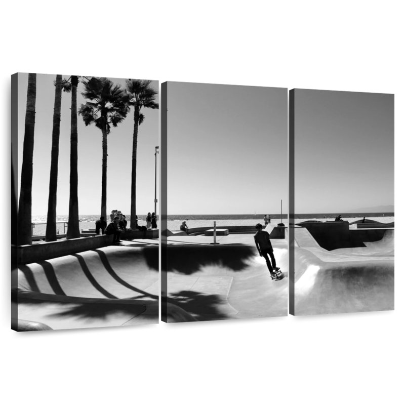 Senne Skate Park à Venice Beach, H 48 po x l 74 po