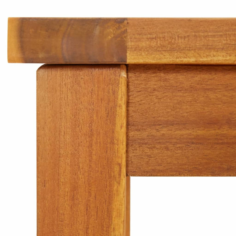Menik Solid Wood Acacia Outdoor Bench, 45cm H x 150cm W x 35cm D