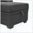 Linen Blend Upholstered Sectional Pull-Out Bed Chaise Storage