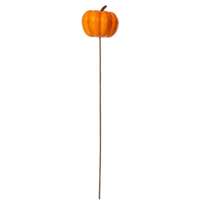 Bâton de citrouille orange 19,5 po. Comprend 5 jets par sac.