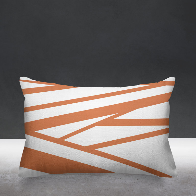 Coussin décoratif intérieur / extérieur Risley Minimalist, Chair, H 20 po x l 14 po, Rectangulaire