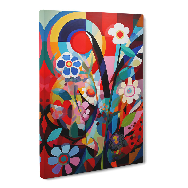 Constructivism Flowers Vol.6 - Wrapped Canvas, 50cm H x 35cm W x 3cm D