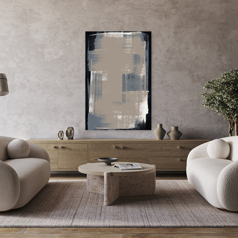 Art contemporain contemporain abstrait, H 48 po x l 32 po