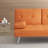 67 Inch Leather Multifunctional Office Sofa Bed with Coffee Table, Double Fold Design, Adjustable Postures-1643845037-1616410774