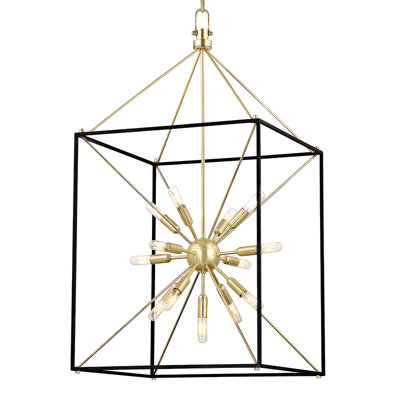 Glendale 13 - Light Lantern Square Chandelier