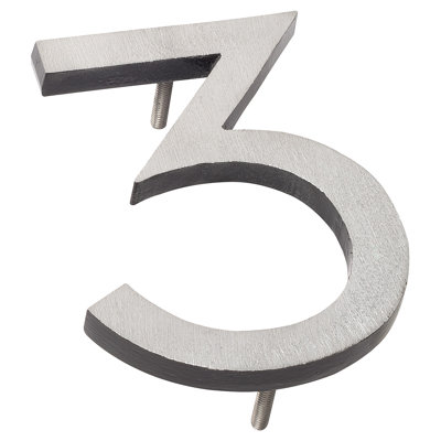 4'' H Metal House Number