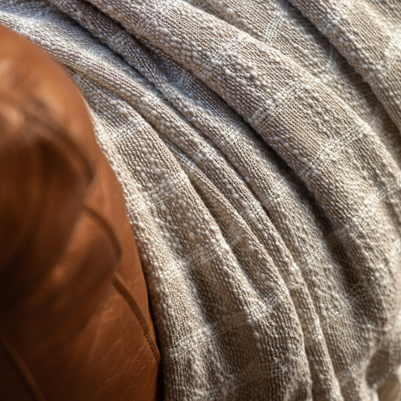 Gallery Direct Milly Stripe Throw, Sand