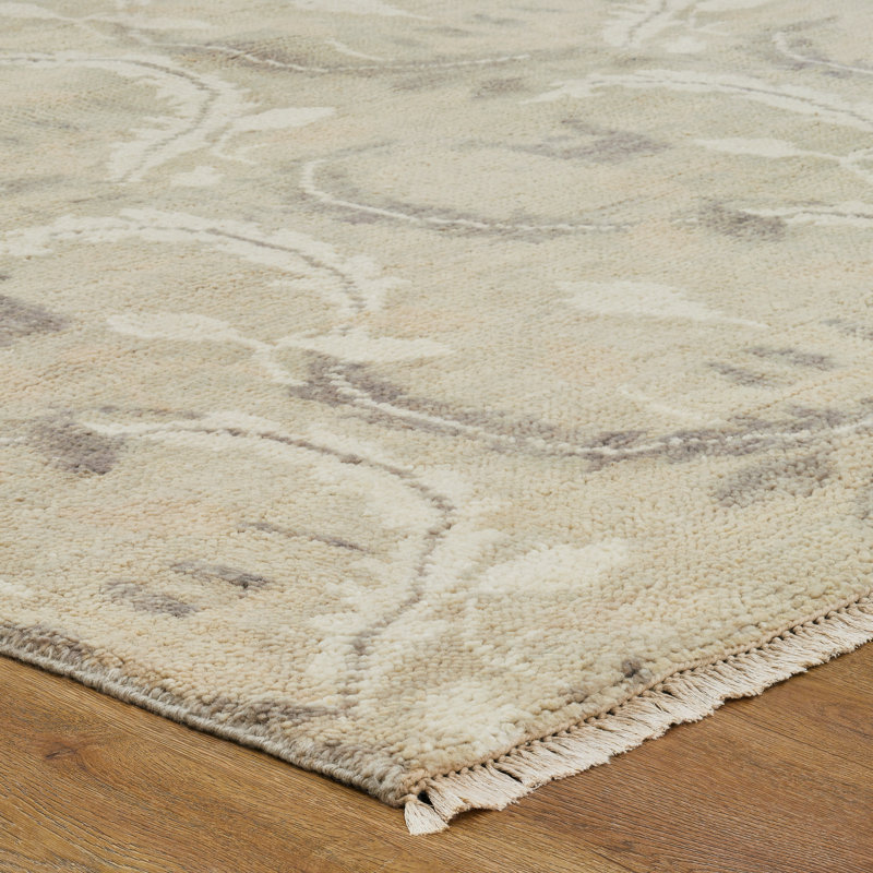 Verona Hand Knotted Wool Area Rug, Rectangle 8' x 10'
