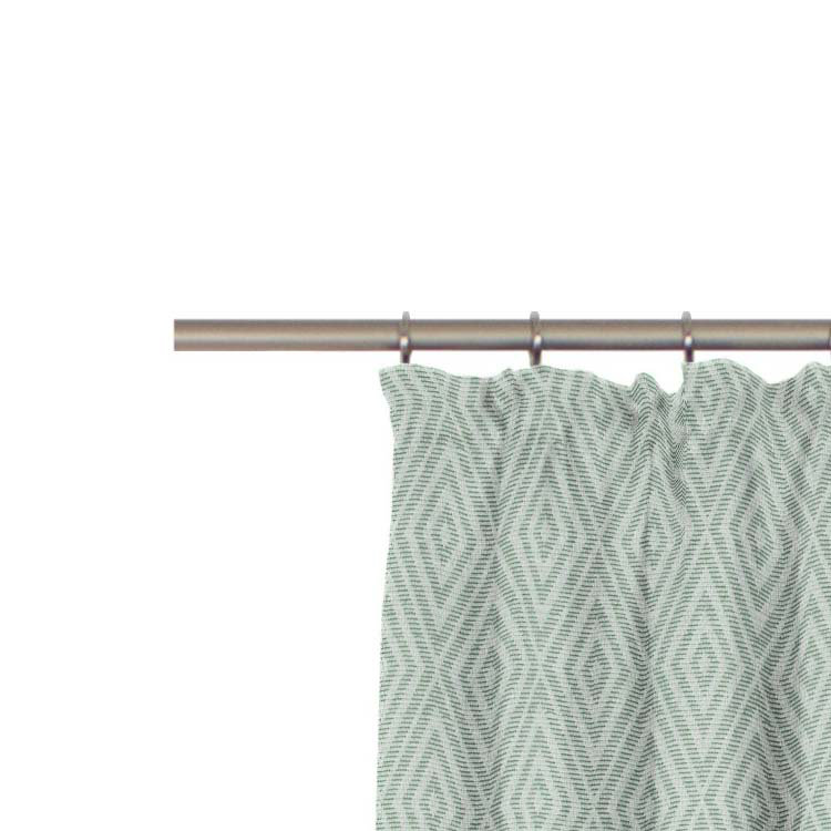 Aberdene Room Darkening Curtains Single Panel, Green, 225cm H x 132cm W