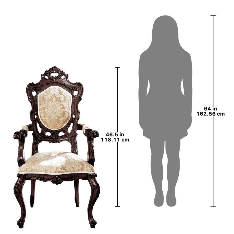 Toulon French Rococo Side Armchair