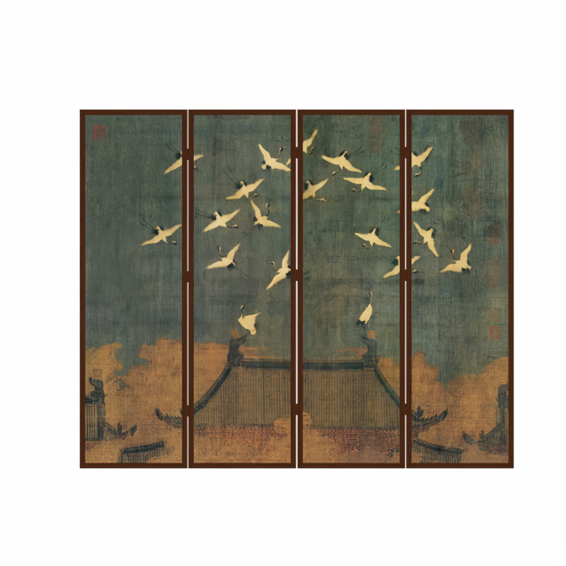 Classical aesthetic screen, 70.86" H x 94.48" W x 1.18" D