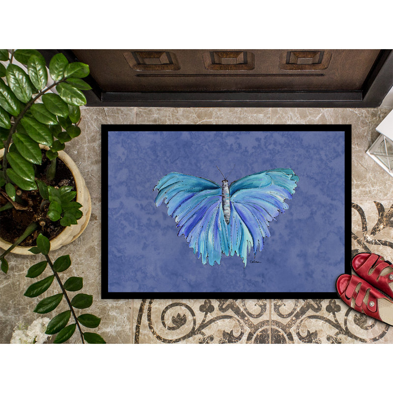 Hassan Non-Slip Indoor Doormat, Rectangle 1'6" x 2'3"
