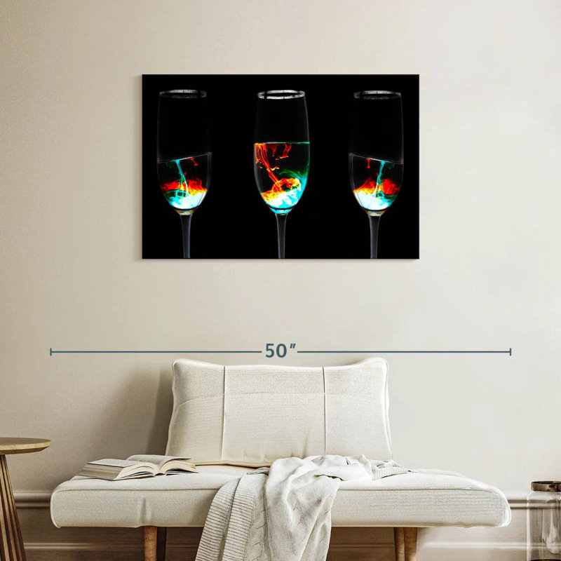 Yarlin Glowing Drinks, 24" H x 36" W