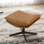 Repose-pieds en cuir véritable Delana-112574273