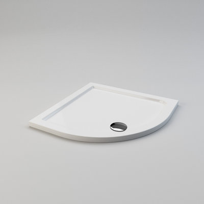 Tavistock Stone Standard Shower Tray - White