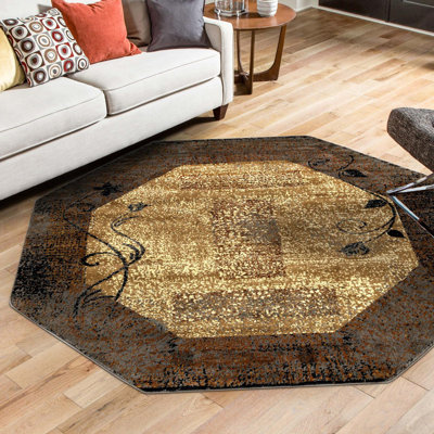 Apex Abstract Beige/Brown Area Rug