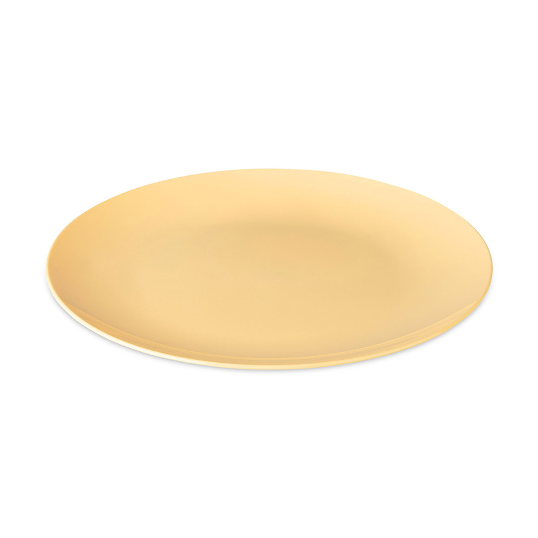 Koziol Teller Nora Plate S, Dessertteller, Kunststoff, Sweet Yellow, 21 cm