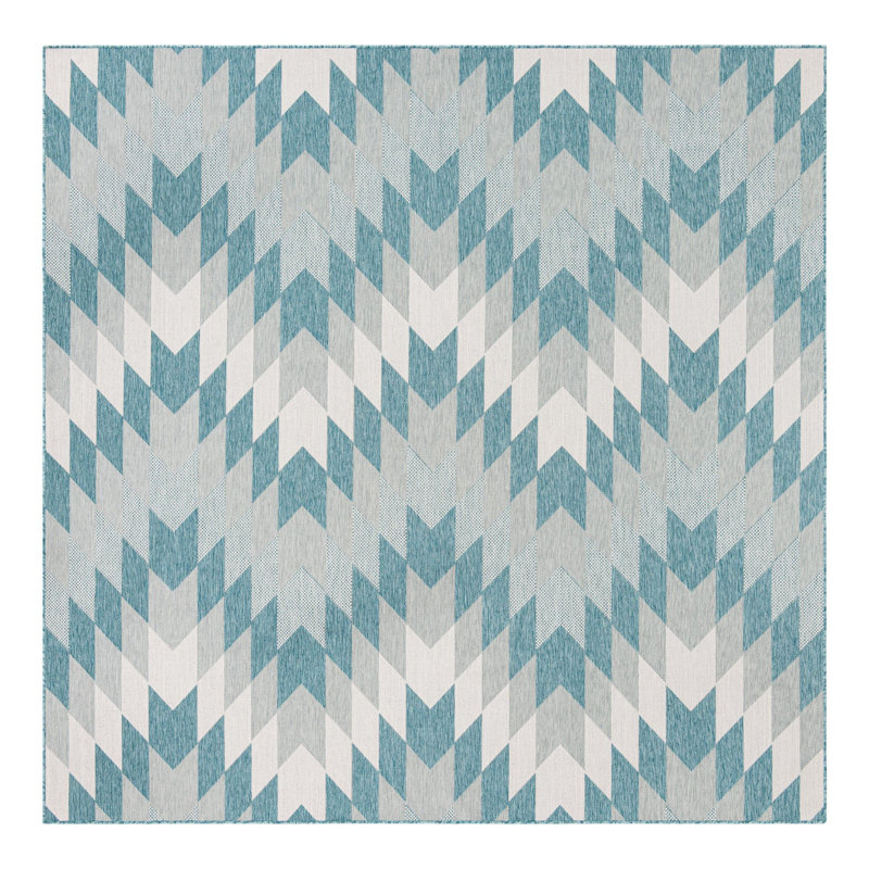 Blox Hower Indoor/Outdoor Area Rug, Square 10'