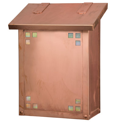Pasadena Brass Wall Mounted Mailbox