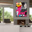 «She's Got The Look» par Colourblind Suicide, art mural sur toile-2068290380