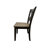Panola 42"X42"X60" Round Whiskey Mocha Double X- Back5-Piece Dining Set-2078473891-2078455758-2078455755