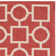 Arneshia Geometric Red/Bone Area Rug