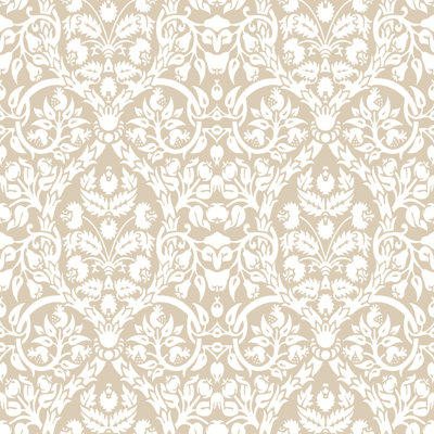 Blooming Garden Collection Damasco Garden Wallpaper Roll