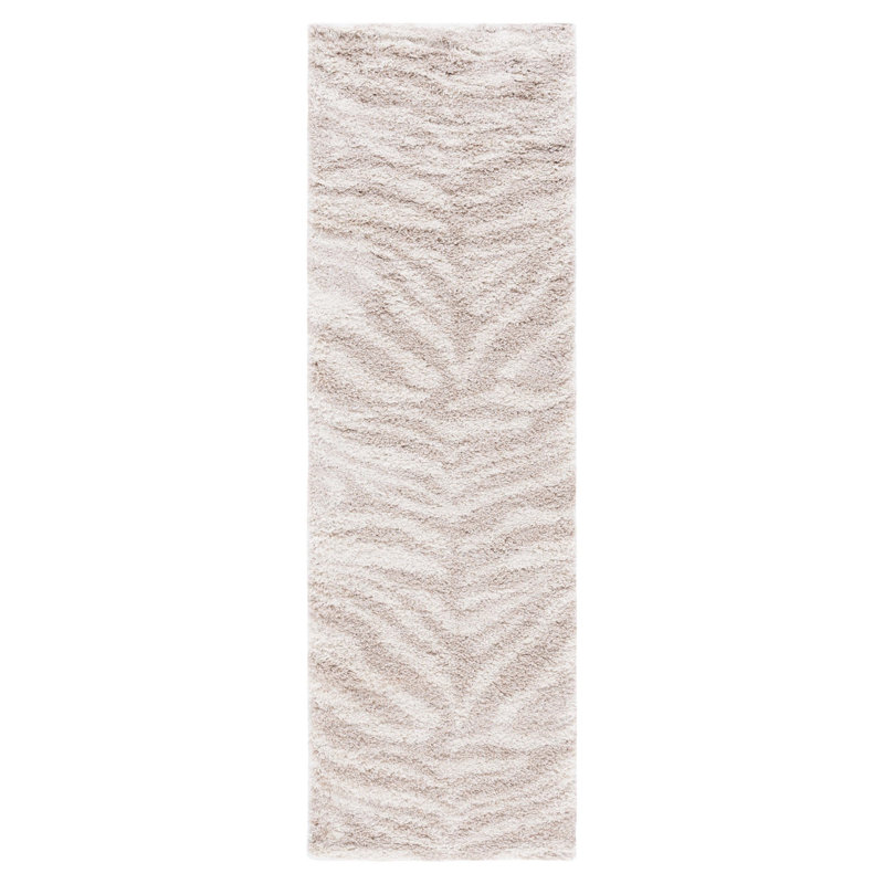Tapis ivoire / beige Chantaye, Tapis de couloir 2 pi 3 po x 7 pi