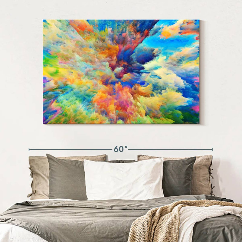 Avery Abstract Clouds, 34" H x 51" W