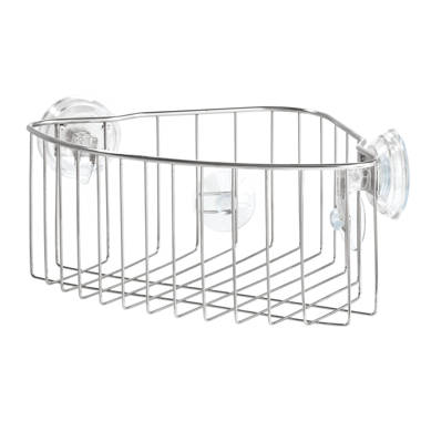 Rebrilliant Ledbetter Suction Stainless Steel Shower Basket & Reviews