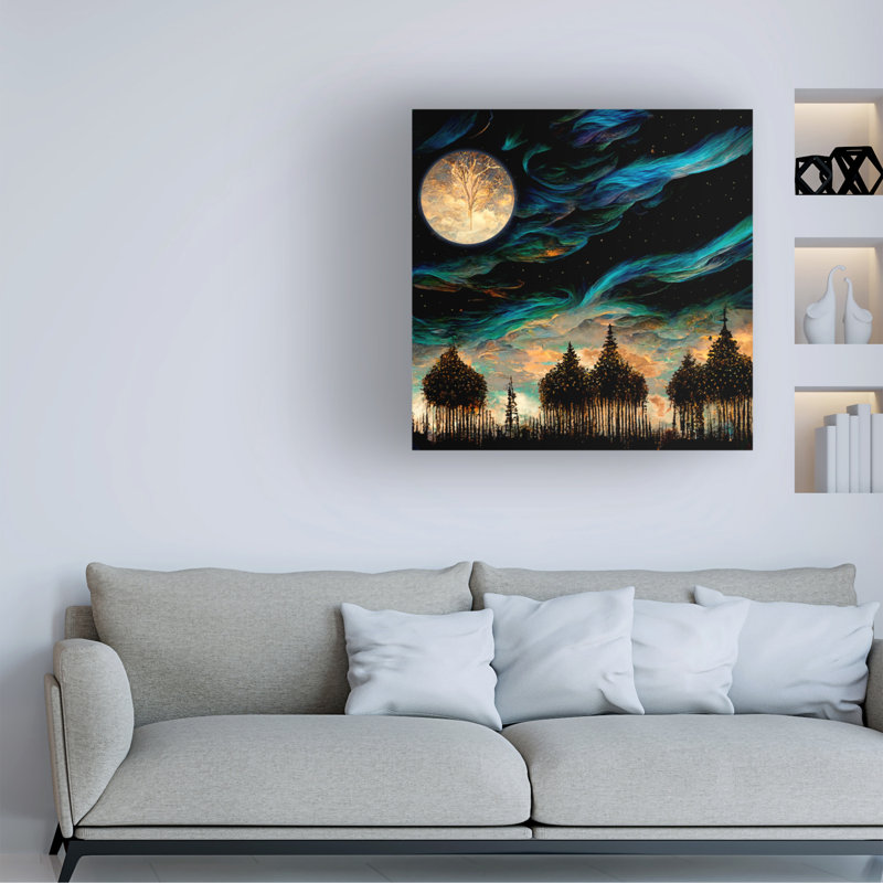Art sur toile Sasha Fairy Forest III, H 14 po x l 14 po