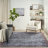 Machine Washable Persian Blue Brick Area Rug-1500829672