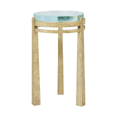 Judith Leiber Couture Glass End Table