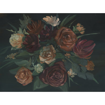 Tawna Antique Floral Still Life II by Ethan Harper - Wrapped Canvas Print