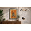 Moth Study in Gold Botanical - Framed Print-1196696010-1196696017