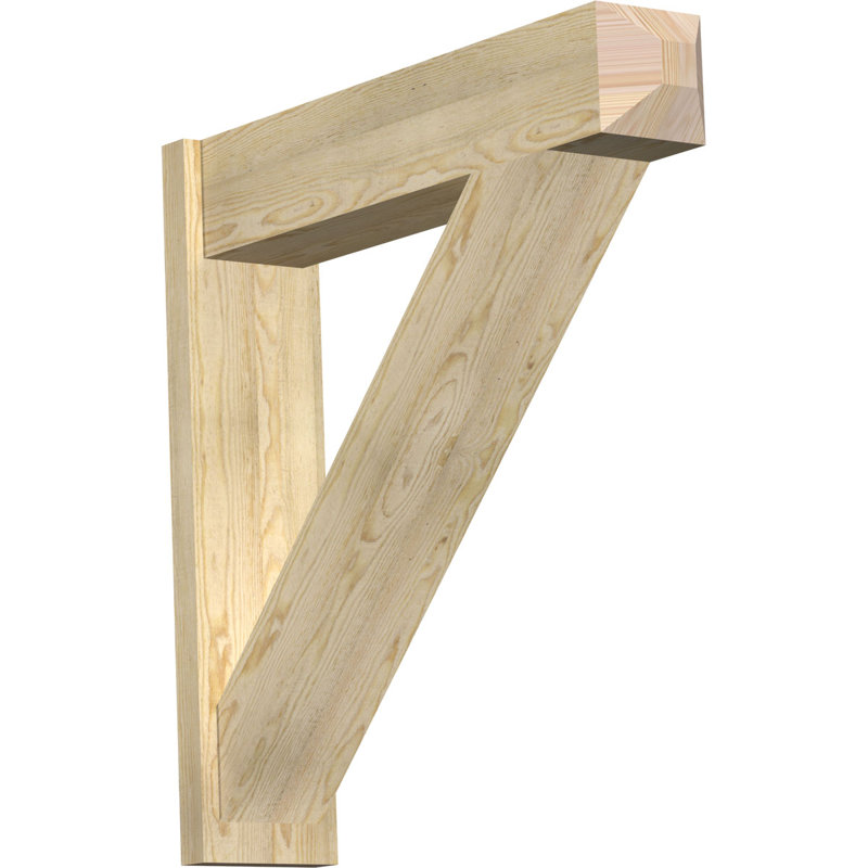 Artisan traditionnel en bois rustique, P 36 po x H 36 po, Sapin Douglas de 8 po (sciage brut)