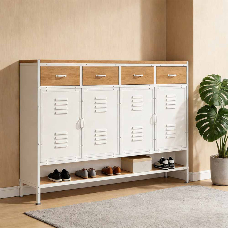 Rayborn, Cream, 42.52" H x 78.74" W x 12.99" D
