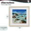 «Low Tide Rocks on Shore», reproduction encadrée sous verre, conception de Mauro Devereaux-55983377-55983388