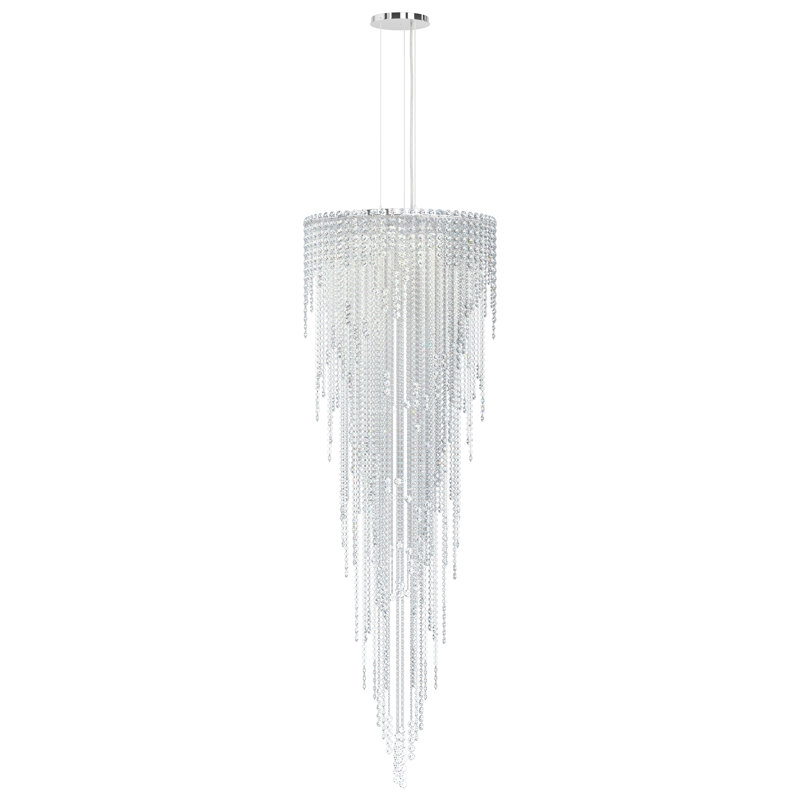 Chantant 6 - Light Crystal Tiered Chandelier, Heritage Handcut