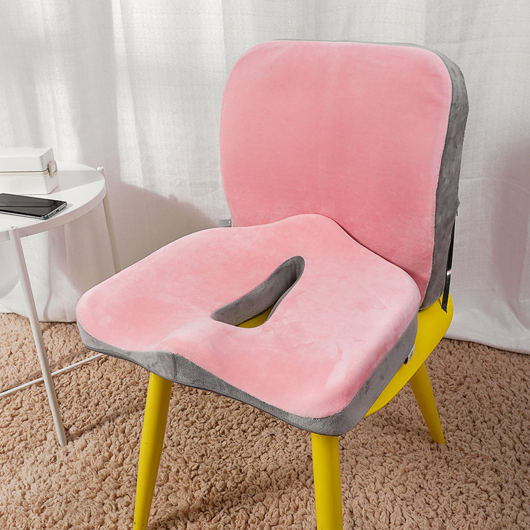  Memory Foam Seat Chair Cushion for Relieves Back